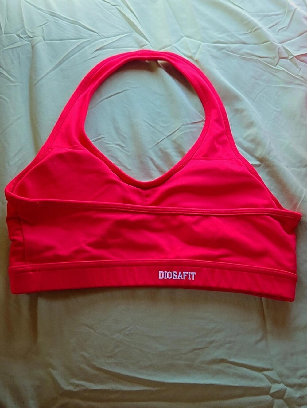 DIOSAFIT Women's Bright Red Racerback Sports Bra